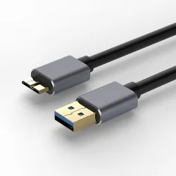 Cabo Micro B USB - 3.0 - 5Gbps - Cabo de disco rígido externo