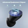 TWS Headphones - Bluetooth sans fil Earphones - Qualcomm Chip - True Wireless Stereo - Earbuds