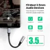 Veste casque USB de type C à 3,5 mm - Adaptateur - Cordon de câble - DAC Chip