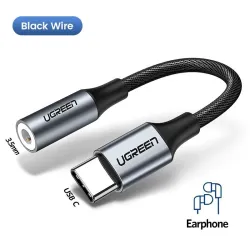 Veste casque USB de type C à 3,5 mm - Adaptateur - Cordon de câble - DAC Chip