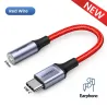 Veste casque USB de type C à 3,5 mm - Adaptateur - Cordon de câble - DAC Chip