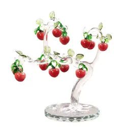 Verre - Crystal Cherry Tree - Ornement Fengshui
