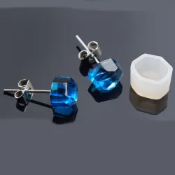 4 Shapes - Silicone Casting - Resin Mold - DIY Resin Jewelry