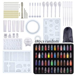 Silicone Casting - Resin Molds - Tools Set - Resin Jewelry - DIYZabawki