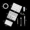 Silicone Casting - Molds en résine - Set d'outils - Bijoux de résine - DIY