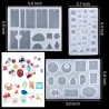 Silicone Casting - Molds en résine - Set d'outils - Bijoux de résine - DIY