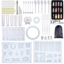 Silicone Casting - Molds en résine - Set d'outils - Bijoux de résine - DIY