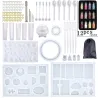 Silicone Casting - Molds en résine - Set d'outils - Bijoux de résine - DIY