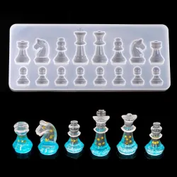 Silicone Mold - Resina - Internazionale Forma di scacchi - Sì.