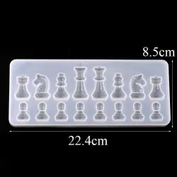 Silicone Mold - Resin - International Chess Shape - DIY
