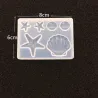 2 Set - Silicone Casting - Resin Molds - DIY - Seashells - Diamanter