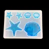 2 Asetukset - Silicone Casting - Resin Molds - DIY - Seashells