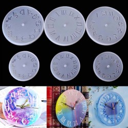 JuguetesMolda de silicona - Reloj - 10/15cm - resina - Herramienta hecha a mano - DIY