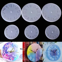 Silicone Mold - kello 10/15cm - Resin - Käsityökalu