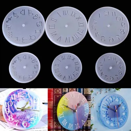 Silicone Mold - kello 10/15cm - Resin - Käsityökalu