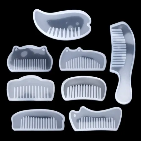3D - Transparent - Silicone - Comb - Moules résine