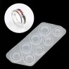 8Pcs - Assorties Tailles Anneau - Mold en silicone - Bijoux en résine
