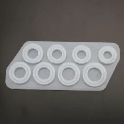 8Pcs - Assorties Tailles Anneau - Mold en silicone - Bijoux en résine