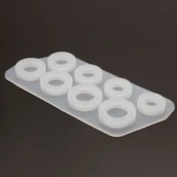 8Pcs - Assorties Tailles Anneau - Mold en silicone - Bijoux en résine