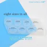 8Pc:n kokoinen sormus Silicone Mold - Resin Jewelry (käytetty)