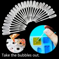 JuguetesPlástico - Joyería de resina - Pipettas de transferencia - molde de silicona
