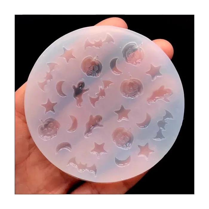 Assorted Halloween - Silicone Mold - Resin Jewelry Making