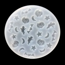 Assorted Halloween - Silicone Mold - Resin Jewelry Making
