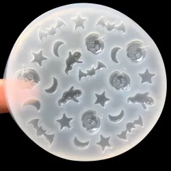 Assorted Halloween - Silicone Mold - Resin Jewelry Making