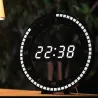 12 tuumaa - LED Ring Wall Clock - Automaattinen - elektroniikka