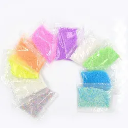 Glöd i mörkret - Sand Mix - Fluorescent - Sand Partiklar Resin Art Supplies