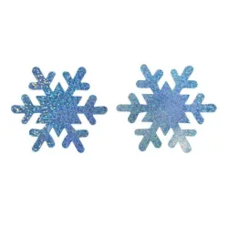 Baño y ropa10 pares - Cubiertas para pezones - copos de nieve