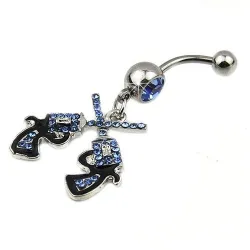 Cowgirl - vapen - Belly Button Ringa