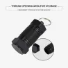 2Pcs - Metal Medicine Box - Pill Capsule - Imperméable - Outdoor - Key ring