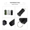 2Pcs - Metal Medicine Box - Pill Capsule - Imperméable - Outdoor - Key ring