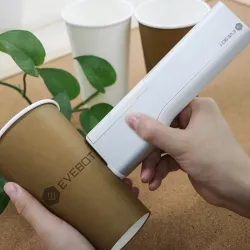 Stampante a getto d'inchiostro - Penna di stampa - Mini Marker - Carta - Pelle