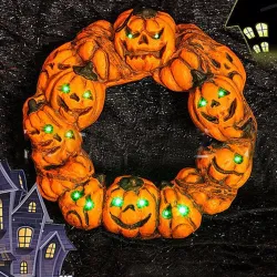Halloween - Jack-o'-Lantern - LED - Pumpkin - Porte Hanger