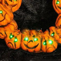 Fiesta & HalloweenHalloween - Jack-o'-Lantern - LED - Calabaza - Agujero de puerta