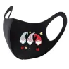 8 pieces - protective face / mouth masks - washable - Christmas print