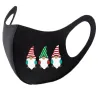8 pieces - protective face / mouth masks - washable - Christmas print