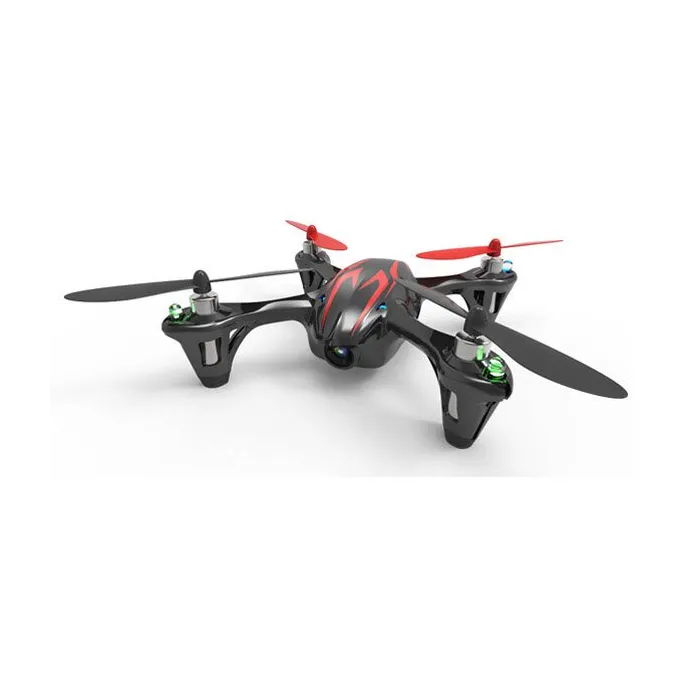 Hubsan X4 H107C - Uppgraderad 2,4G - 4CH - RC Drone Quadcopter Mode 2 (vänsterhandflaska) - Svart grön