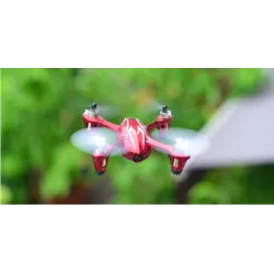 Hubsan X4 H107C - Uppgraderad 2,4G - 4CH - RC Drone Quadcopter Mode 2 (vänsterhandflaska) - Svart grön