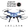 Syma X5HW - WIFI - FPV - HD-kamera - 2.4G - 4CH - 6 Axis - RC Drone Quadcopter Green Mode 2 (vasemmalla kädellä)