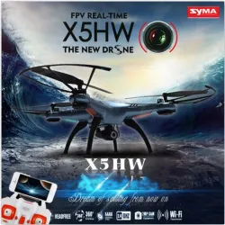 Syma X5HW - WIFI - FPV - HD-kamera - 2.4G - 4CH - 6 Axis - RC Drone Quadcopter Green Mode 2 (vasemmalla kädellä)