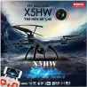 Syma X5HW - WIFI - FPV - HD-kamera - 2.4G - 4CH - 6 Axis - RC Drone Quadcopter Green Mode 2 (vasemmalla kädellä)
