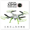 Syma X5HW - WIFI - FPV - HD-kamera - 2.4G - 4CH - 6 Axis - RC Drone Quadcopter Green Mode 2 (vasemmalla kädellä)