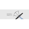 Syma X5HW - WIFI - FPV - HD-kamera - 2.4G - 4CH - 6 Axis - RC Drone Quadcopter Green Mode 2 (vasemmalla kädellä)