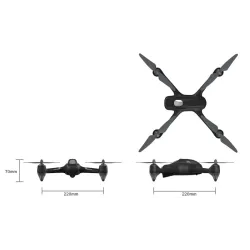 Hubsan X4 H501C - Brushless -1080P HD Camera - GPS - RC Drone Quadcopter - Black Mode switch
