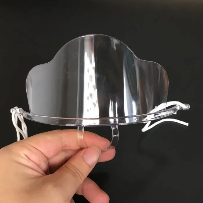 5 sztuk - przezroczysta maska na usta - plastikowa osłonaMaski na usta