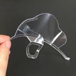 5 pieces - transparent mouth mask - plastic shieldMouth masks