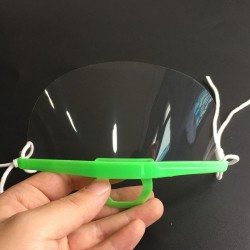 Mascarillas bucales5 piezas - máscara de boca transparente - escudo plástico